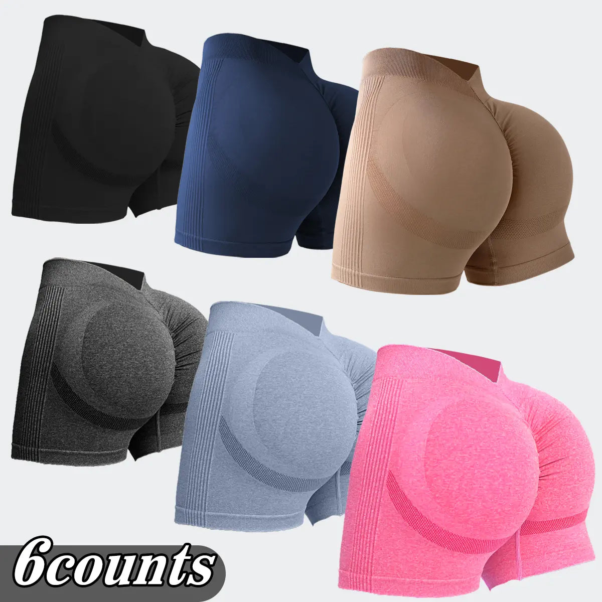 Hijesse Women'S Highwaist Athletic Sports Shorts Breathable Comfortable High Stretch Yoga Shorts Gym Shorts Ladies Sportswear for Indoor Outdoor Wear Gym Short Shack Seamless High-Waisted Lady Streetwear Scrunch Bum Biker Highwaisted Biker Short