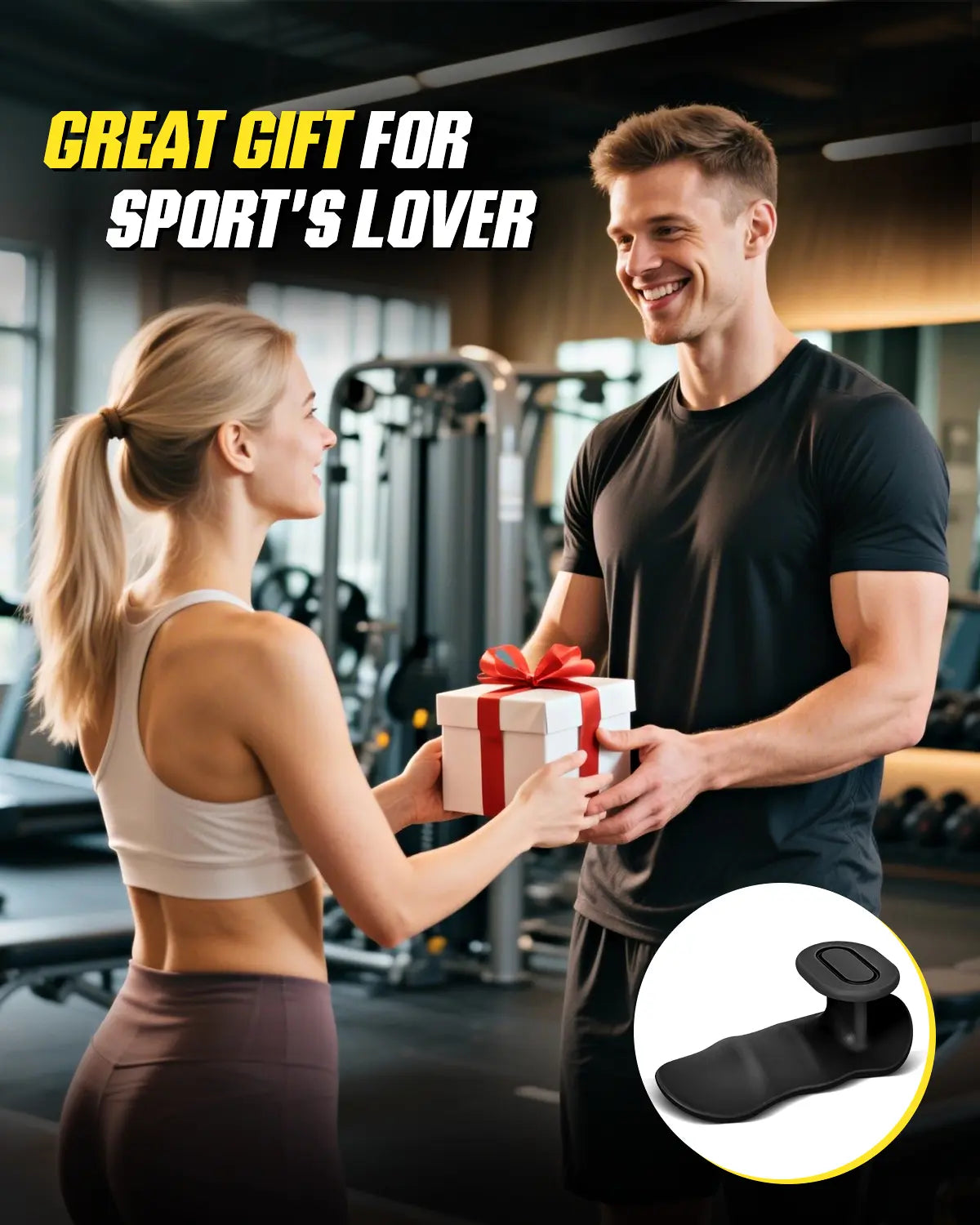 [Deals for You] Weight Lifting Grips for Women & Men, Anti-Slip Rubber Gym Gloves for Palm Protection, Suitable for Dumbbell、Pull-Up、Deadlift