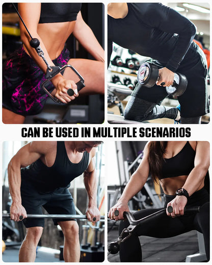 [Deals for You] Weight Lifting Grips for Women & Men, Anti-Slip Rubber Gym Gloves for Palm Protection, Suitable for Dumbbell、Pull-Up、Deadlift