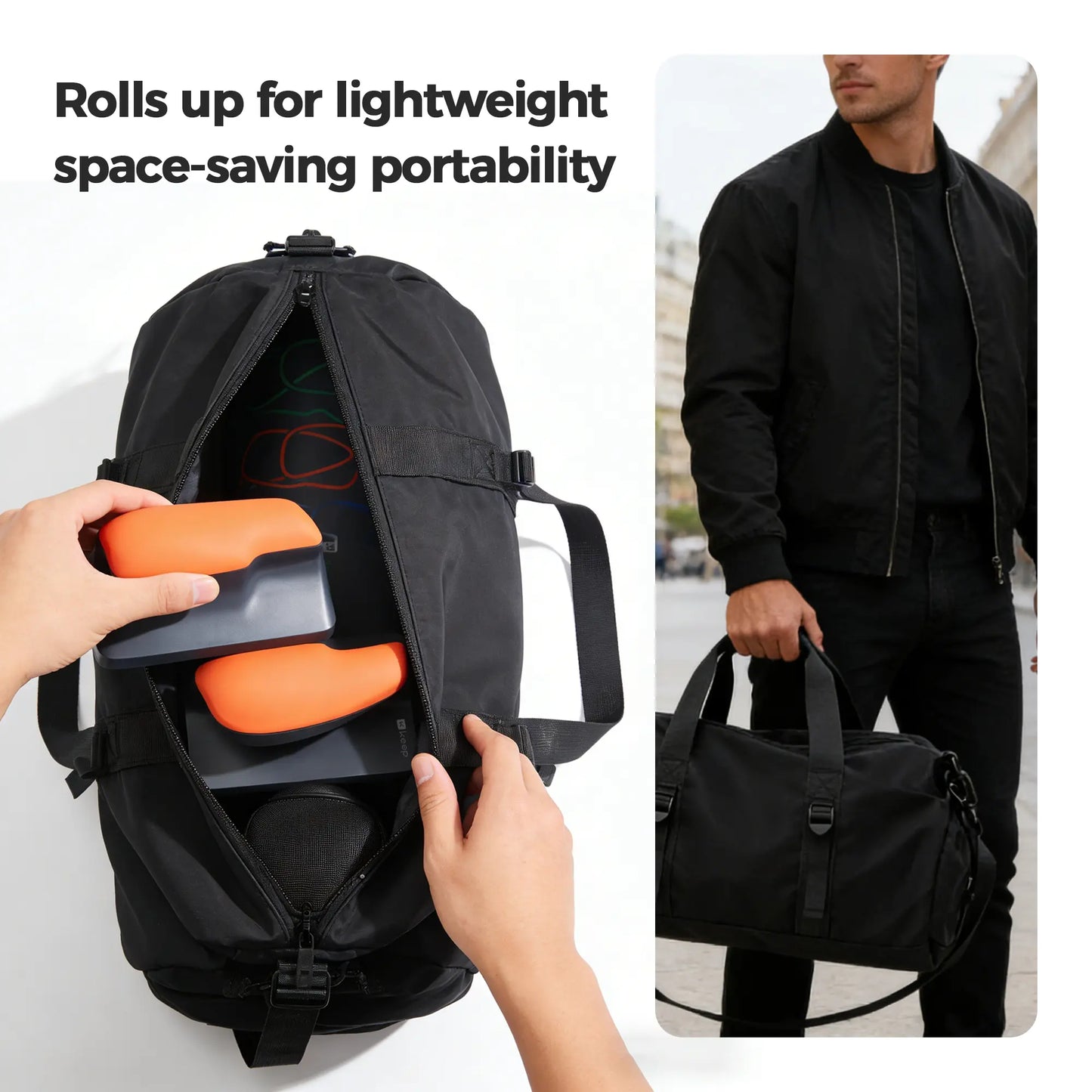 Keep Ergonomic Push-Up Stands with Training Mat Set| Reduces Wrist Pain | 3.6" Elevation | 25% Better Grip | 20% Higher Capacity | Perfect Home Gym